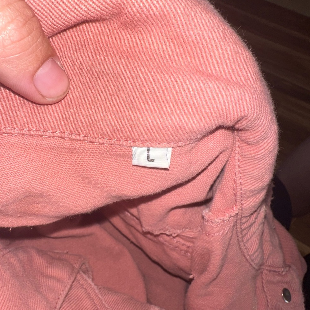 Amazon Essentials Light Pink Jean Jacket - image 3